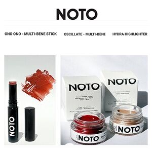 3 Noto Botanics Multi-Bene Stain Stick Pots Ono-Ono Oscillate Hydra Highlighter